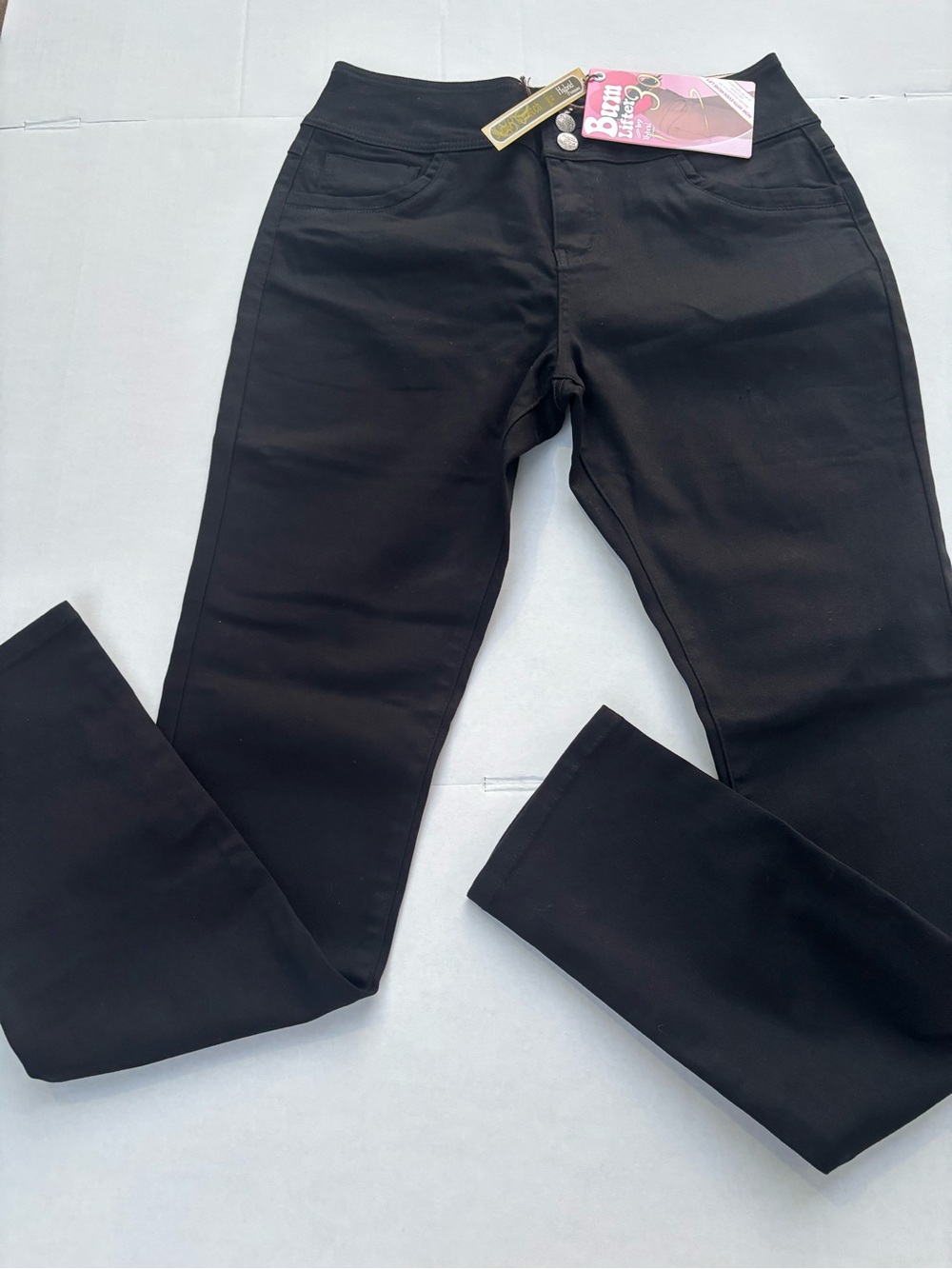 Hybrid & Company Bum Lifter Black Pants Size 15 Long NWT